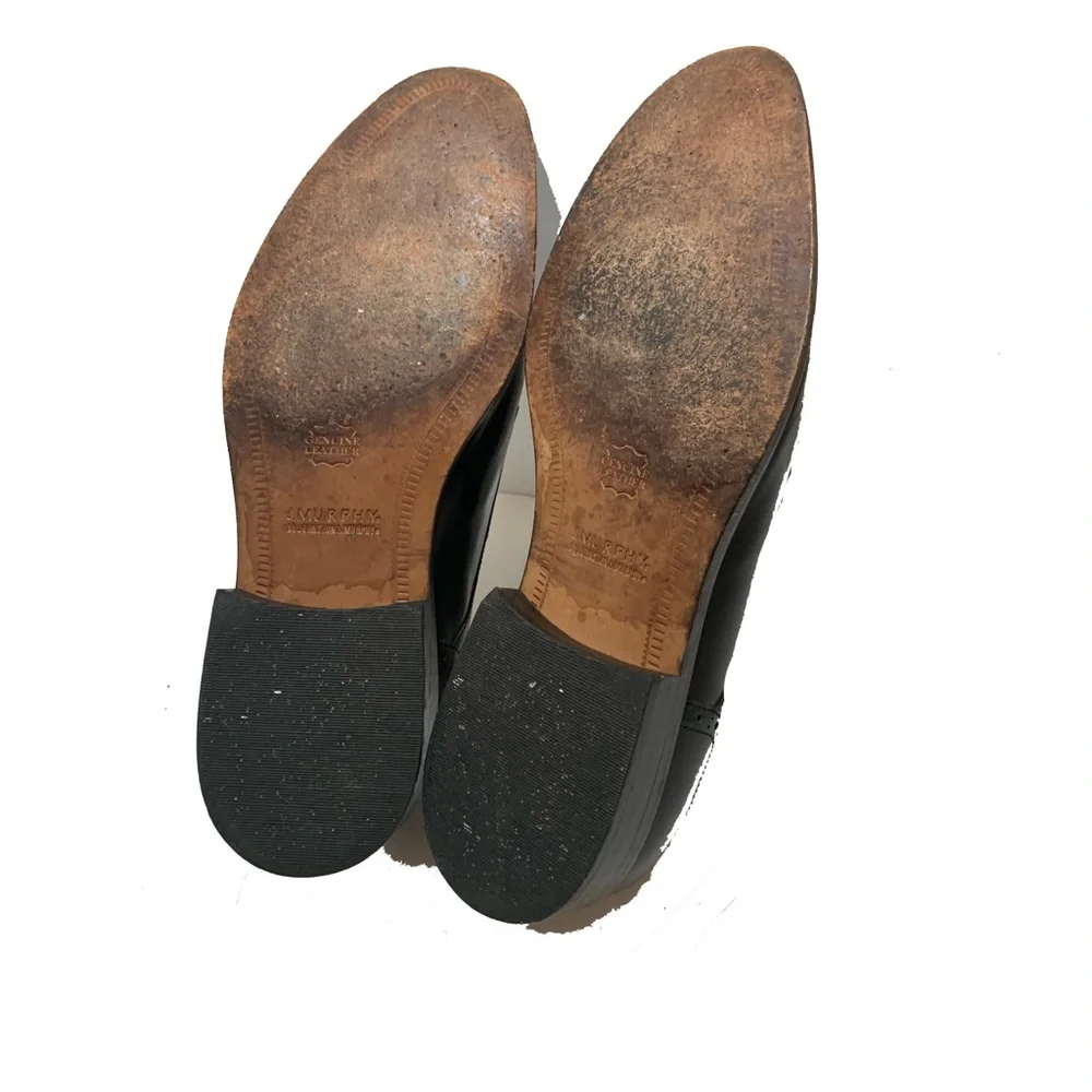 11 / Johnston & Murphy Black Oxford Shoes